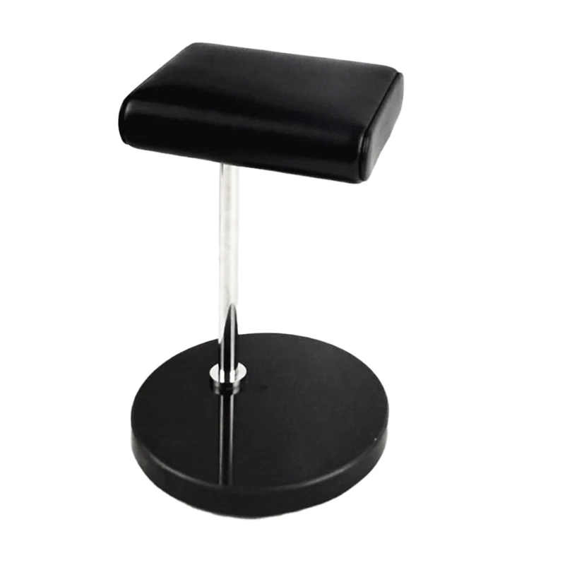 Black Marble Base Watch Stand Silver Metal Rod Watch Display Props Bracelet Display Stand Jewelry Stand Shoot Props