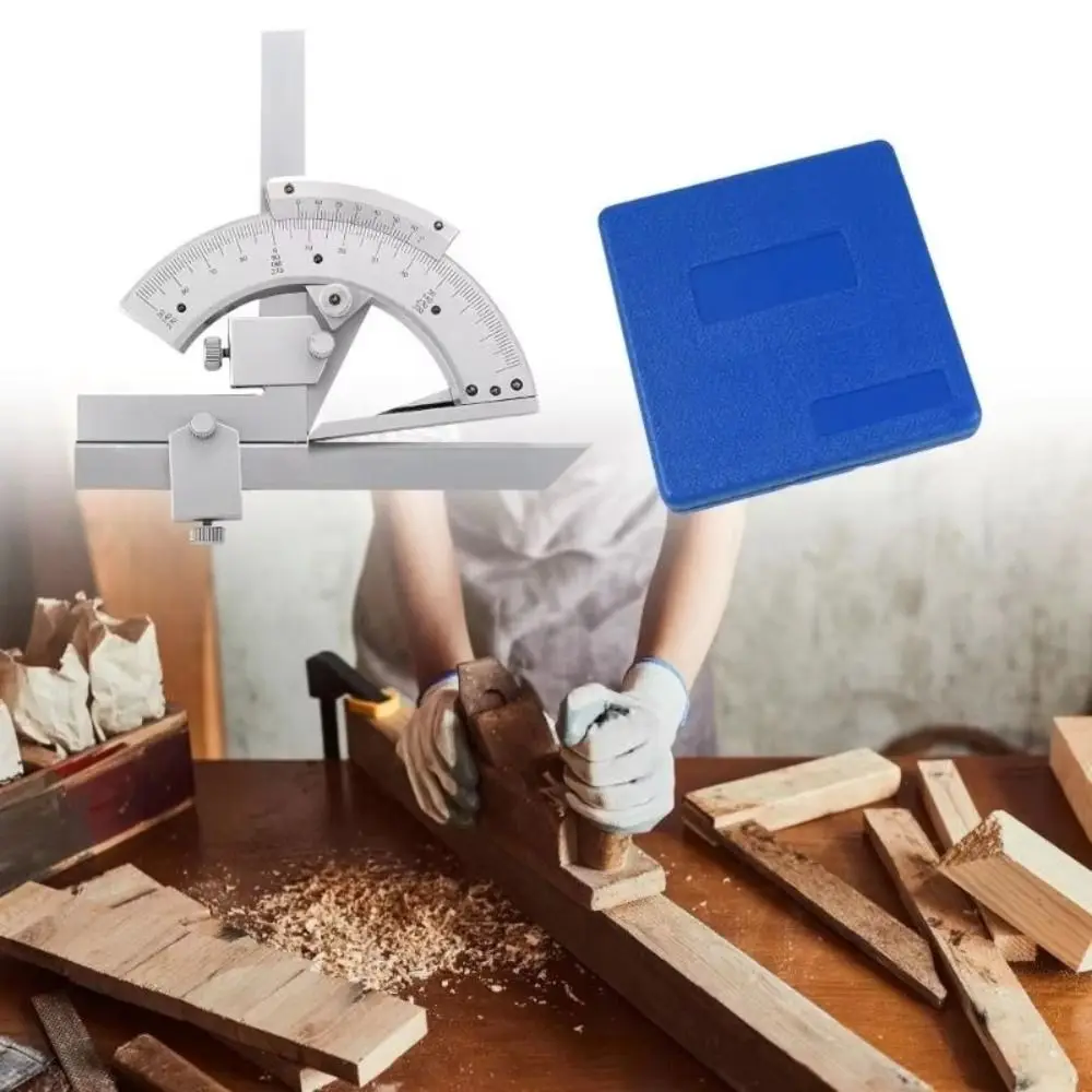 

0-320 Degrees Universal Angle Meter Stainless Steel High Precision Bevel Protractor Accurate Multi-functional