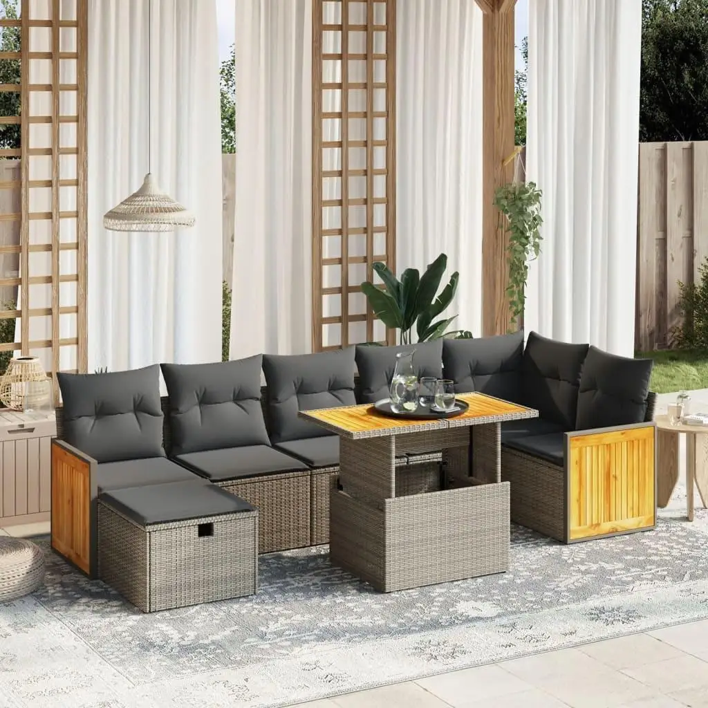 

Cozy Grey and Dark Grey Garden Sofa Set for Outdoor Relaxation Durable and Stylish Furniture