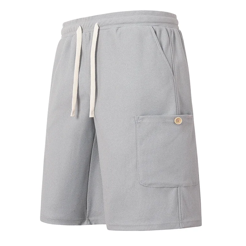 

Spring Summer New Arrival Man Casual Shorts Urban Trend Versatile Knee Length Shorts Home Outdoor Comfortable Walking Shorts