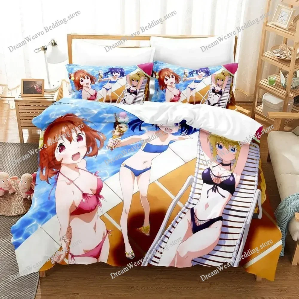Home Textile Cartoons Matoi The Sacred Slayer Cover Duvet Cover Pillow Case Boy Girl Polyester Bedding Set King Queen Twin Size