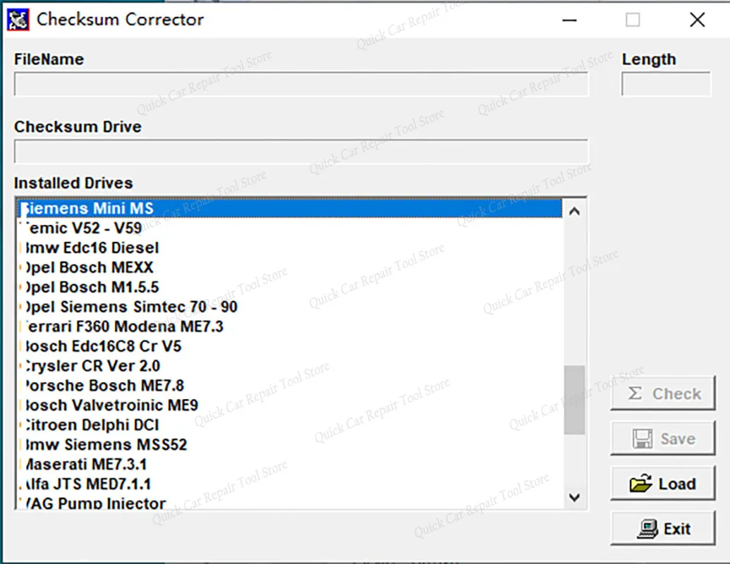 ECU Checksum Correction Software Checksum Corrector for ECU Bin. File fit For VAG For GM For Ford For Opel For Bosch for Volvo