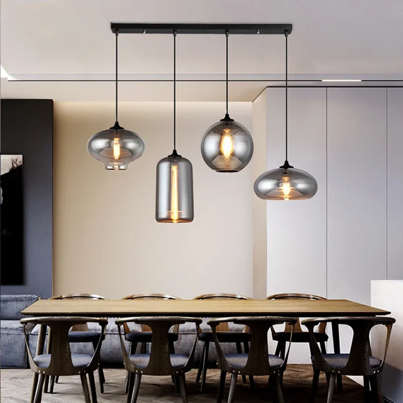 Luces led modernas para decoración del hogar, lámparas colgantes para sala de estar, candelabros led para comedor, iluminación interior