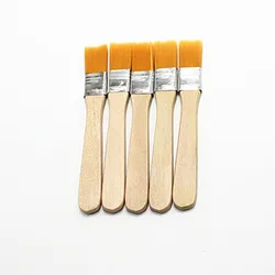 Hot Sale Wooden Handle Brush Nylon Bristles Welding Cleaning Tools for Solder Flux Paste Residue Keyboard