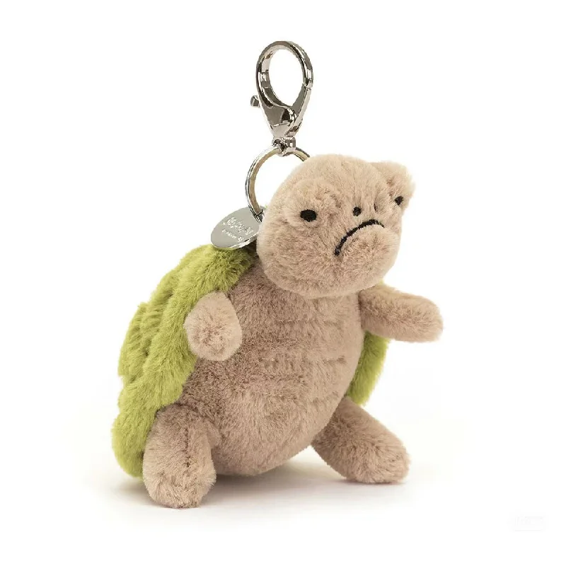 

Jellycat Mr. Timmy Turtle Pendant School Bag Charm Doll Key Chain Cute Stuffed Turtle Toy Girl Gift Baby Soothing Accessories