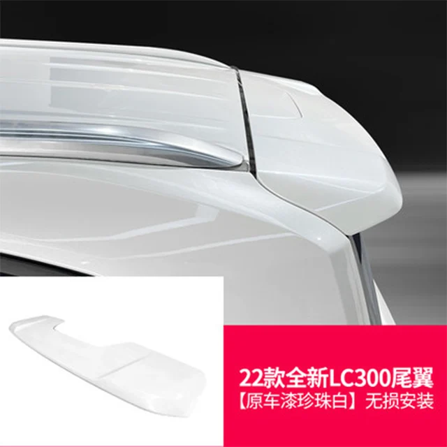 

For Toyota 2022 Land Cruiser LC300 large rear wing land cruise sports rear fixed wind wing modification parts without punching