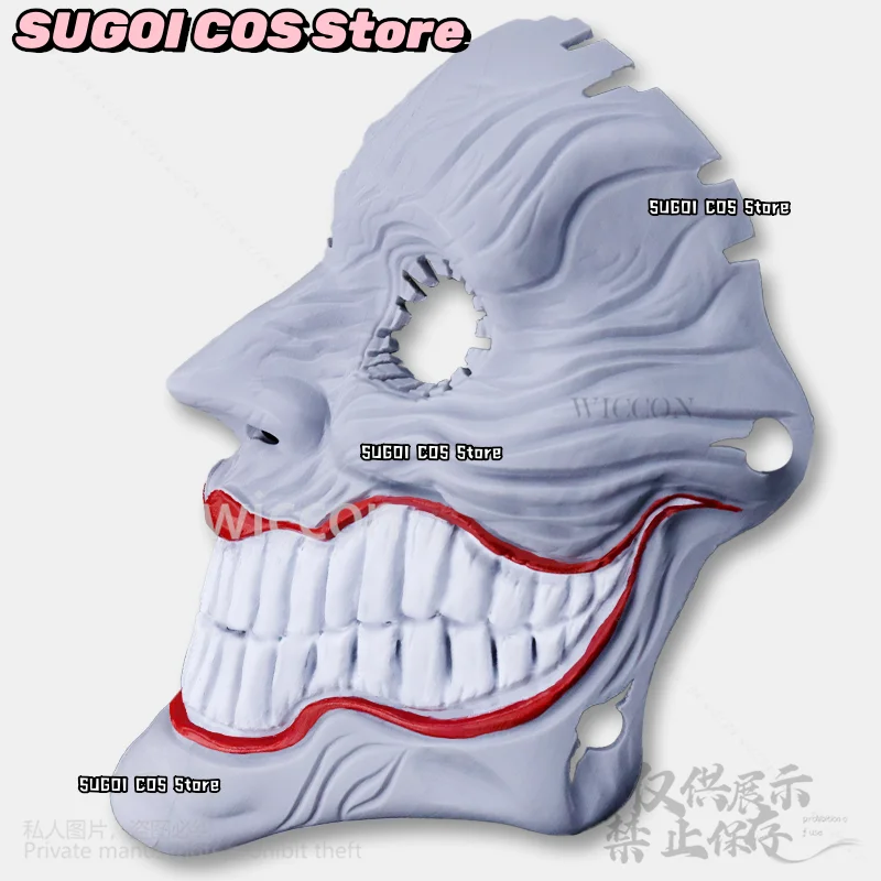 Aira Shiratori Cosplay Anime Dandadan 3D Mask Hard Plastic Props Customized For Halloween Christmas Party Gifts Woman Girls