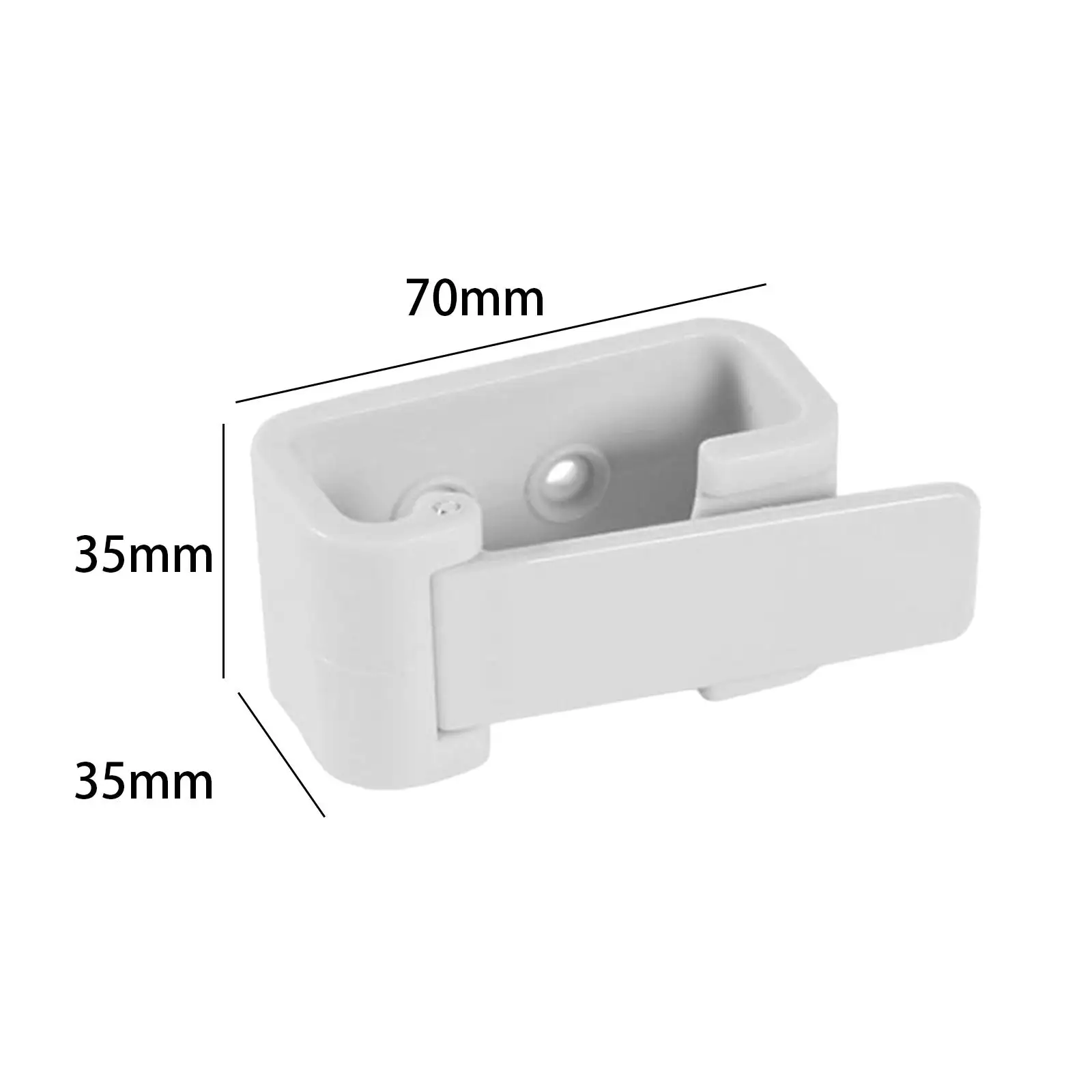 Curtain Buckle, Curtain Holdback ,RV Drape Clip ,White Clamp, Curtain Tieback