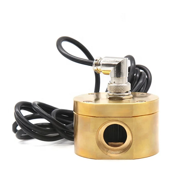 High Quality Gear Sensor OFZAT-06T 3/4'' Female Thread Brass Copper Housing PPS Oval Gears for Oil D iesel Fuel Counter Meter