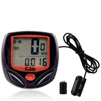 Sunding Bicycle Computer SD-548B Wired Bike Bicycle Computer Odometer Speedometer LCD Waterproof 14 Functions