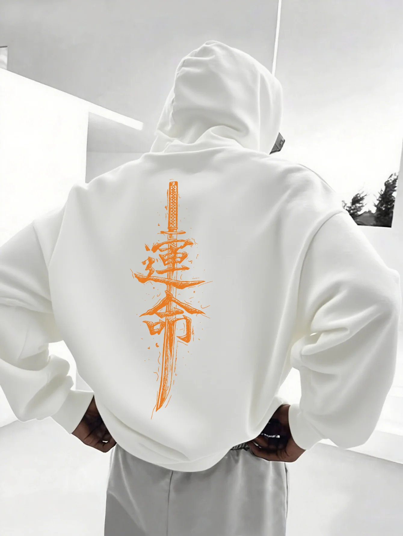 Korean-style Chinese-pattern Men Women Hoodie Outdoor Street Trend Casual Sports Hip-hop Spring Autumn Winter Sweatshirt Clothes - Image 3