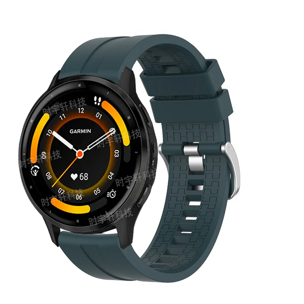For Garmin Venu 3 2 Smartwatch Band Silicone 22mm Wrist Strap For Garmin Forerunner 265 255/Vivoactive 4 Correas reloj Bracelet image 6