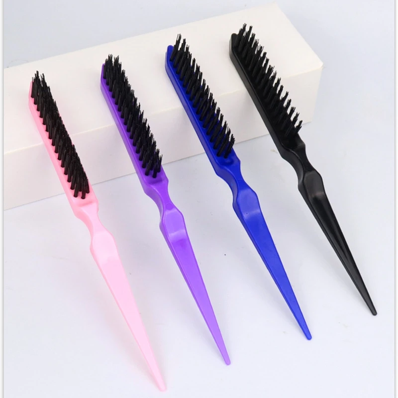 Q1QD Professional Hair Brushes Comb Teasing Back Combing Hair Brush Line Hairdressing Styling Tool for Women Men