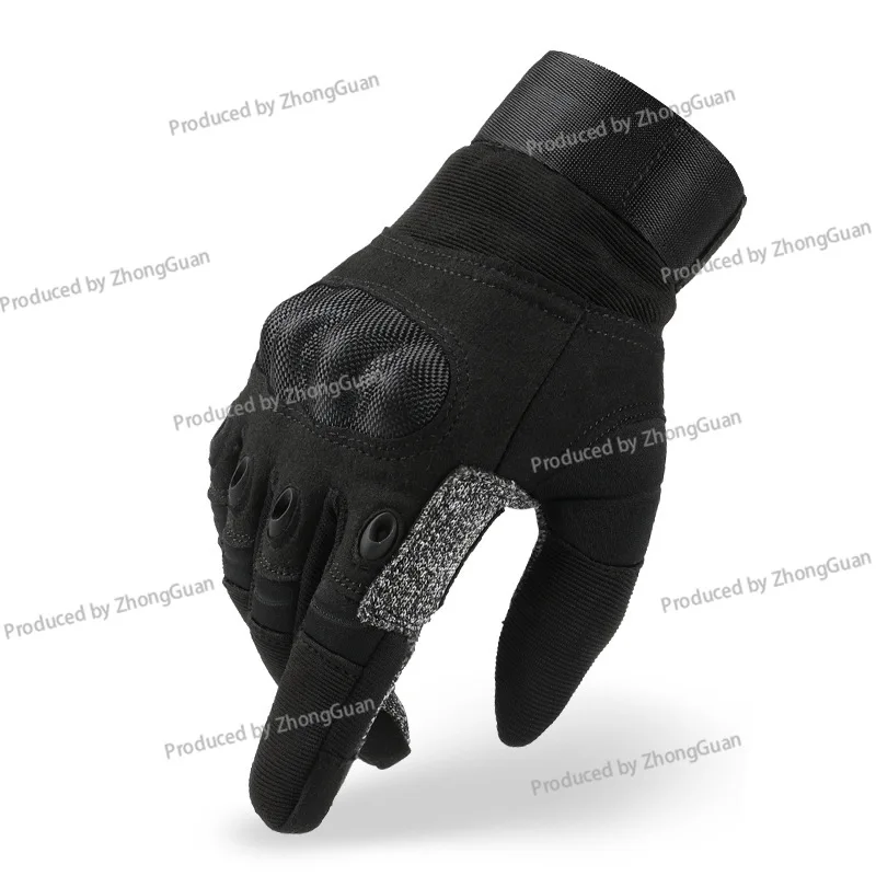 Tactical Gloves Men's Outdoor Full Finger Protection Sports Training Military Fans Riding Level 5 Anti-Cut Hard Shell