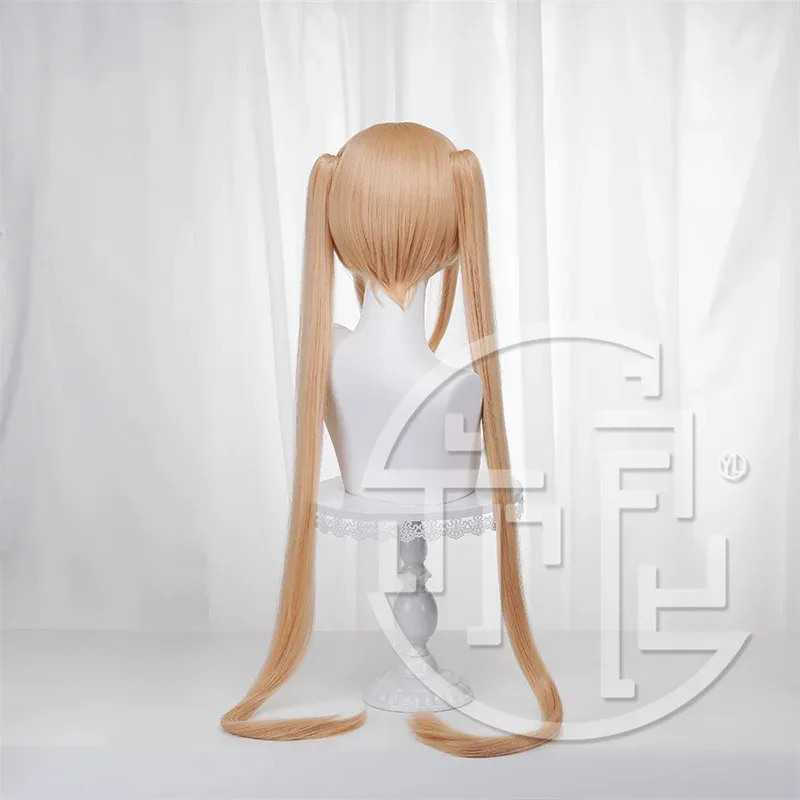 CyGame Azur Lane Dead or Alive 5 Ultimate Marie Rose Cosplay perruque mignon longue Double queue de cheval Marie Rose femmes Cosplay perruque noël