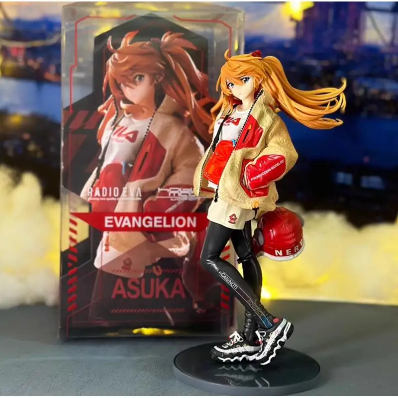 New Century Gospel Warrior EVA Asuka Figure Aya Poly Beautiful Girl Makibo Animation Second Dimensional Ornament