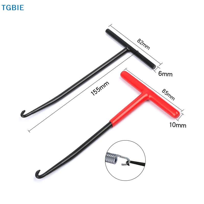 [TL]1Pc Exhaust Spring Puller Repair Tool For Springs Removal Motorcycle Exhaust Spring Hook T Shaped Handle Installer Hooks