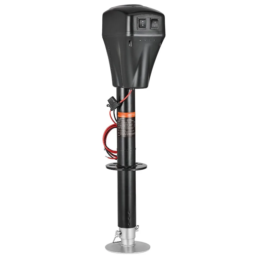 

Electric Trailer Jack 5000 lbs Heavy Duty RV Electric Power Tongue Jack with 2 Way Connector Manual Crank Handle and Weatherpro