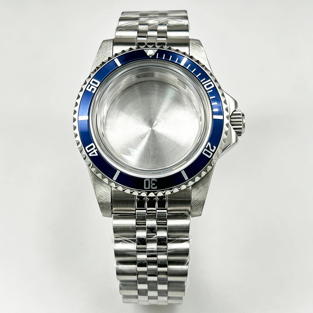 Retro 39.5Mm Men'S Mechanical Watch Stainless Steel Case And Strap Curved Mineral Crystal Fit Nh35 34 36 Miotta8215 St1612 Movet
