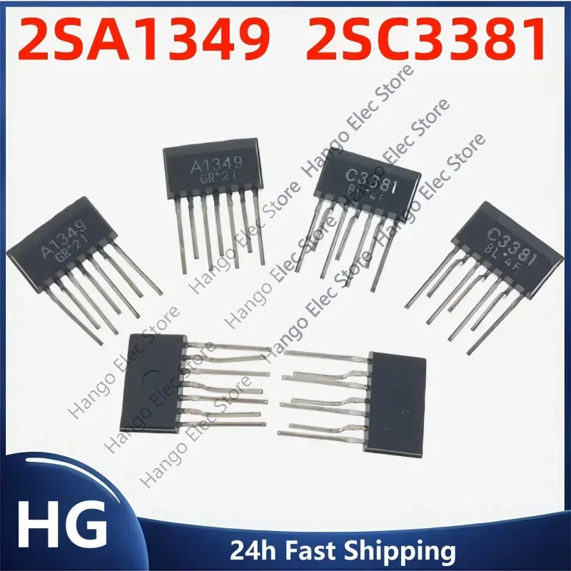 

2Pcs = 1 paar Original brand new C3381 A1349 Audio paarung rohr 2SC3381-GR 2SA1349-GR Die beste qualität
