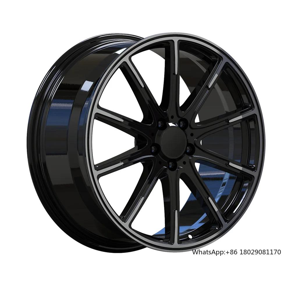 

Customized Forged Wheels 20 Inch Rims Black Painted One Piece Forged Wheels 5x112 for Bentley GT