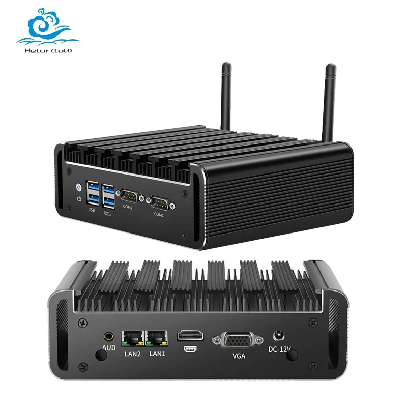 مجموعة Inter Core i3-5005U Mini PC Barebone تدعم الكمبيوتر المدمج WiFi للأغراض الصناعية مع 2xRS232 4xUSB3.0 Windows10Pro جاهزة