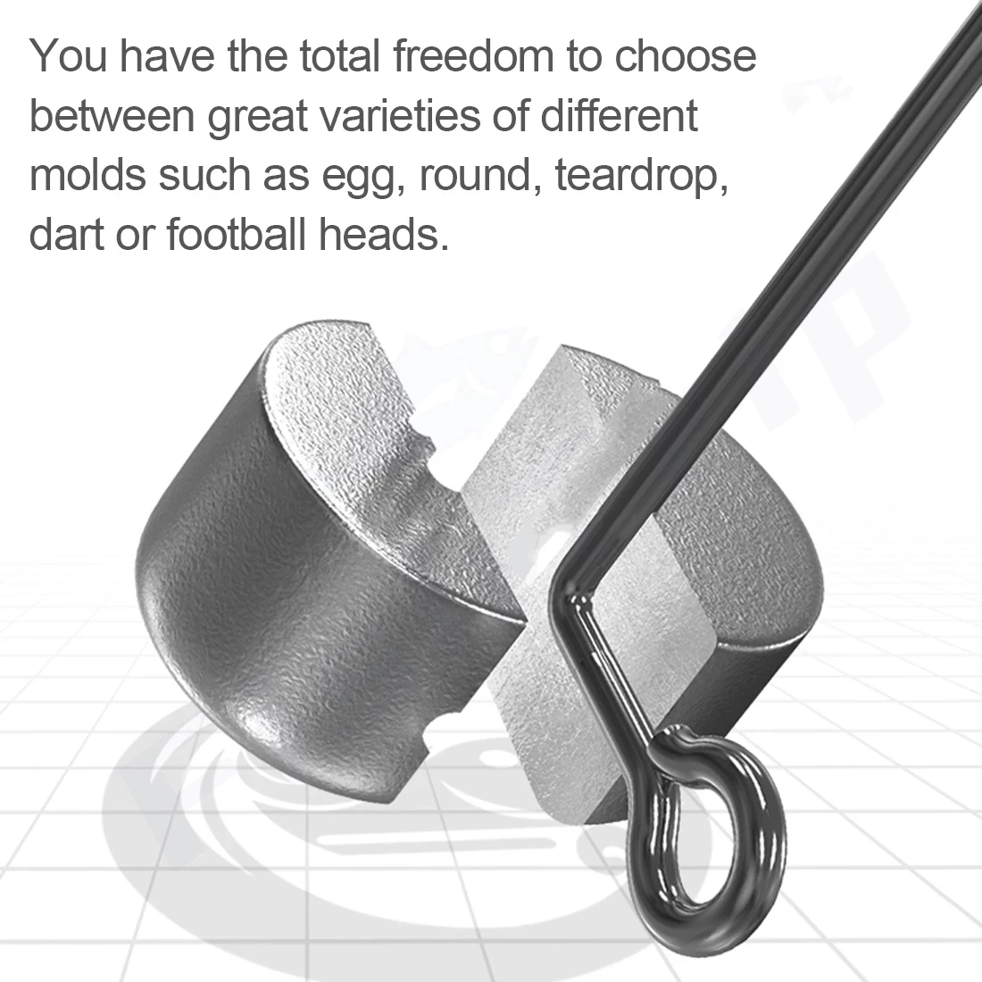 FishTrip 90 درجة تهزهز رئيس هوك الصيد طويلة عرقوب مزورة تهزهز السنانير المياه المالحة أبردين تهزهز السنانير جولة بيند قالب معالجة