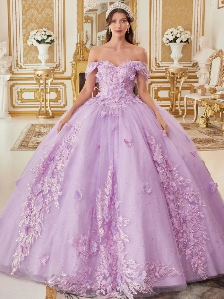 Flavinke индивидуальные небесно-голубые женские свадебные платья 2025 цветочные аппликации с вышивкой без рукавов для банкета, дня рождения, выпускного вечера