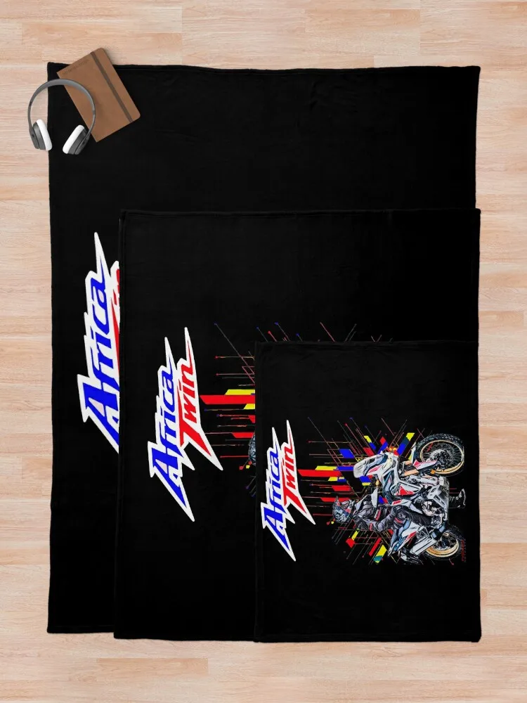 Africa Twin 1100 CRF Throw Blanket anime Single Thin Blankets