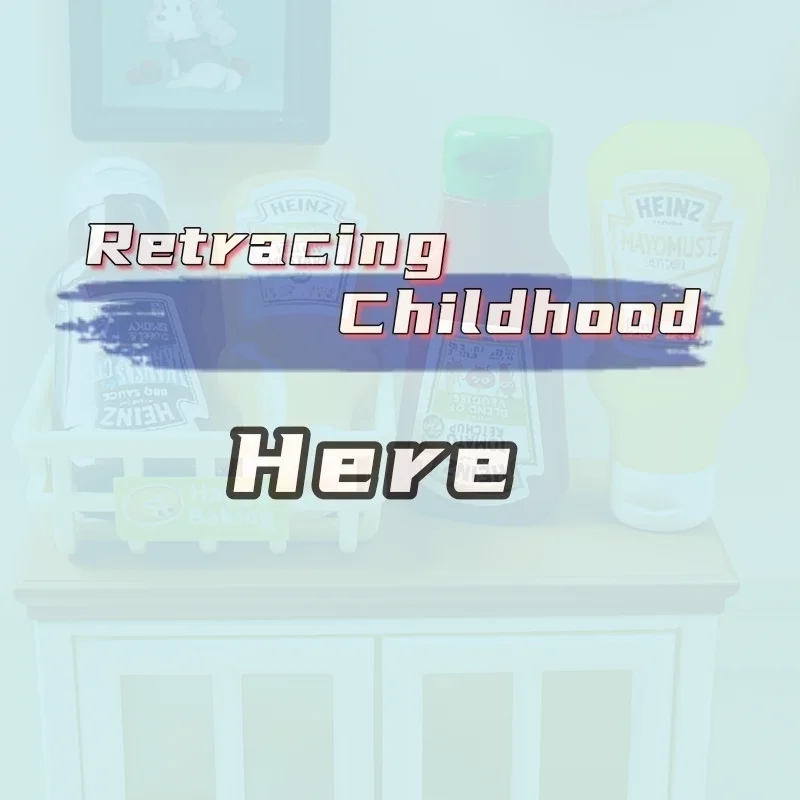 10 stks/set Poppenhuis Miniatuur Tomatensaus Aardbeiensaus Jam Jar Model Poppenhuis Keuken Mini Fantasiespel Voedsel Accessoires