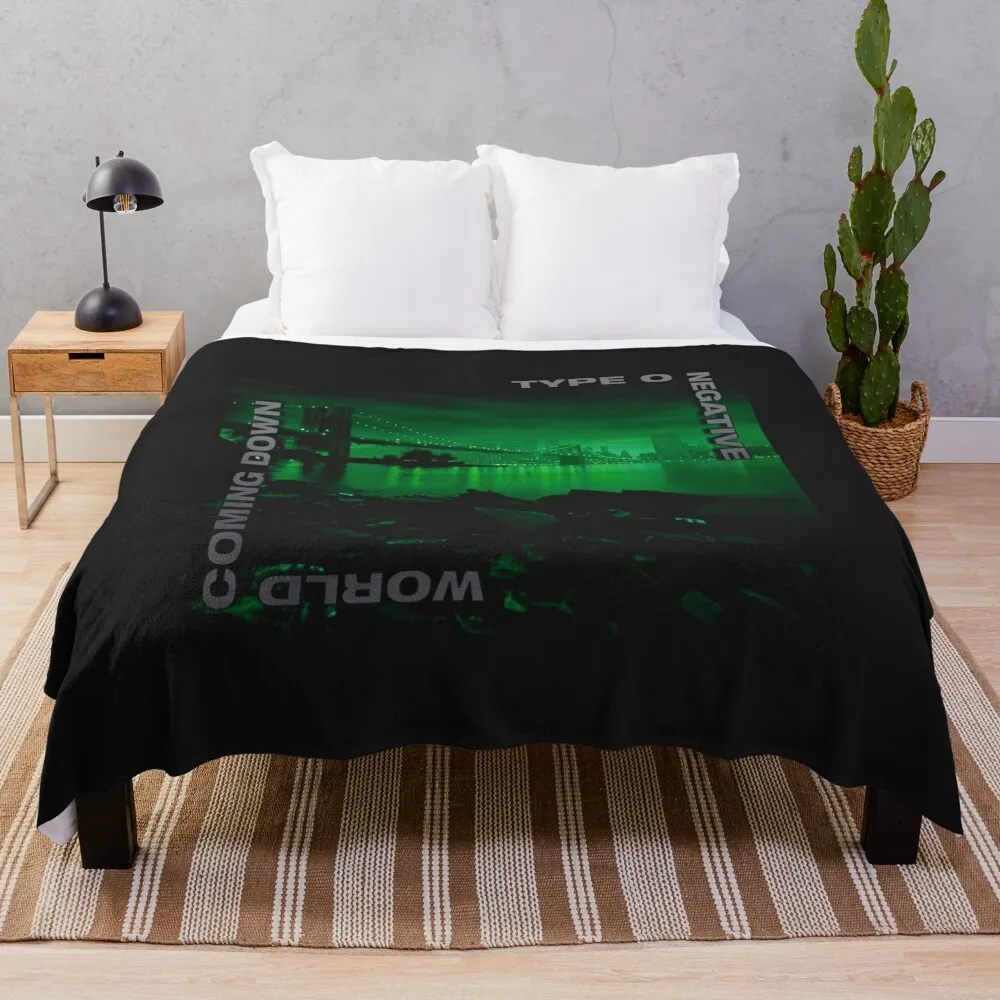 Type O Negative Art Throw Blanket For Decorative Sofa Sofa Blankets