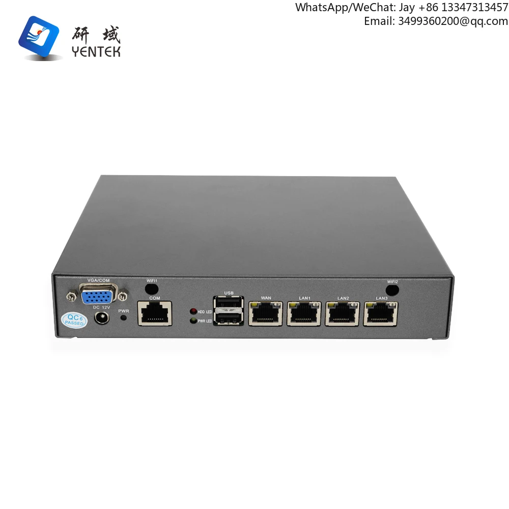 

Pfsense Firewall Small Server 4 RJ45 LAN Wifi Linux Win10 Linux Firewall Appliance POS System Network Security Industrial PC