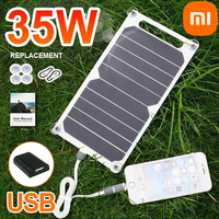 Xiaomi 5V 35W Sunpower Portable Solar Panel With USB Safe Stabilize Charger For Phone Power Bank Outdoor Camping Home Gift Use