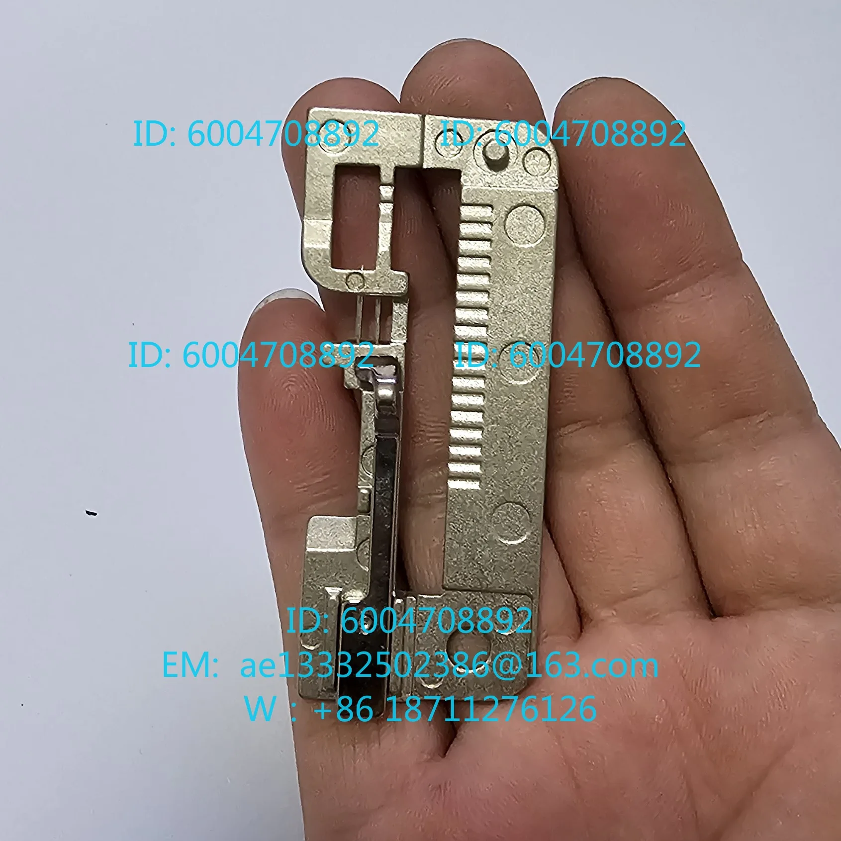Brother M343DCopper Edge Locking Machine Needle Plate Press Plate Feeding Plate with Needle Guard XB3594001