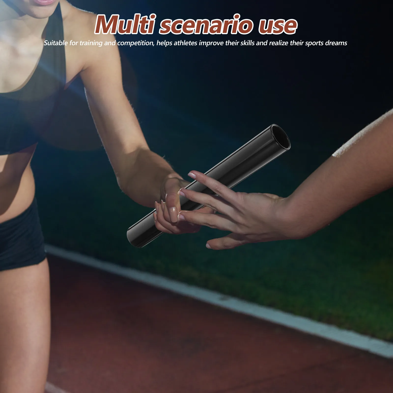 3Pcs Aluminum Relay Baton Optimal Diameter Lightweight for Efficient Relay Race Tool Field Track Competition Training