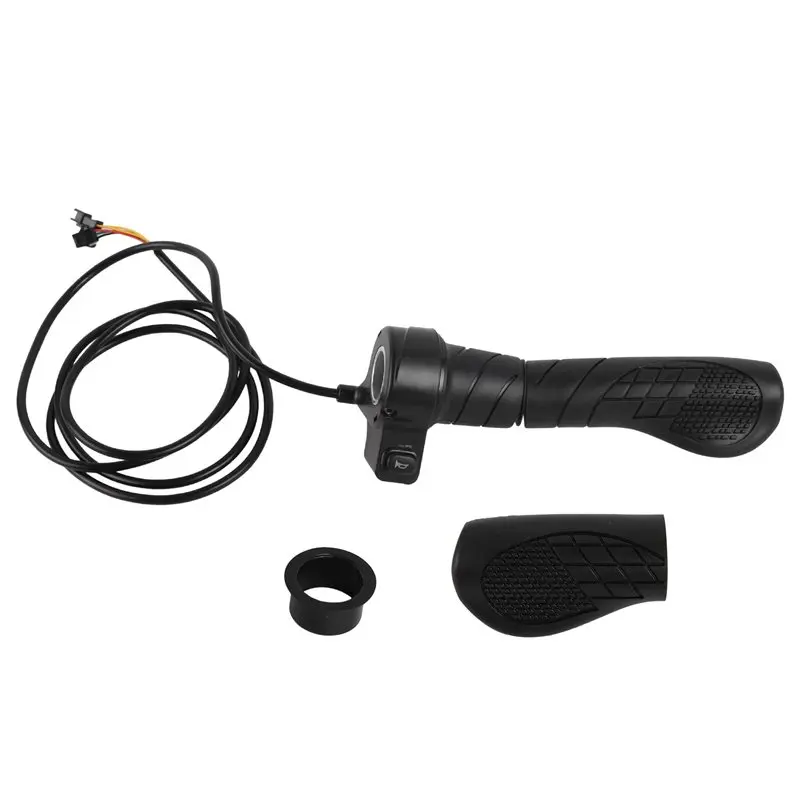 Reliable-Half Handlebar Accelerator SM Plug Left/Right Handle For E-Bike Half Twist Throttle Electric Scooter Bike