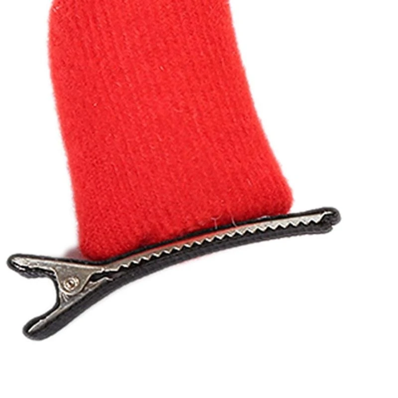 Cosplay Ox Horn Hair Clip Non Slip Hair Barrettes Xmas for Head Decor for