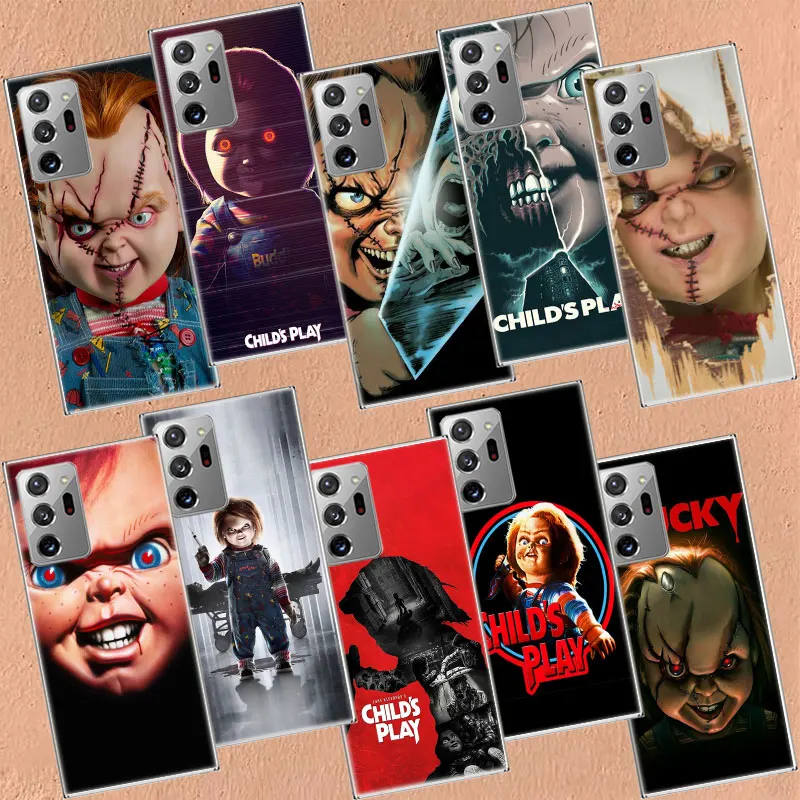 Semente da caixa de telefone Chucky para Samsung Galaxy, A04, A04S, A14, A24, A34, A54, M11, M12, M21, M30S, M31, M31S, M51, M52, M60S, m80S, F12, F52, F62, A8