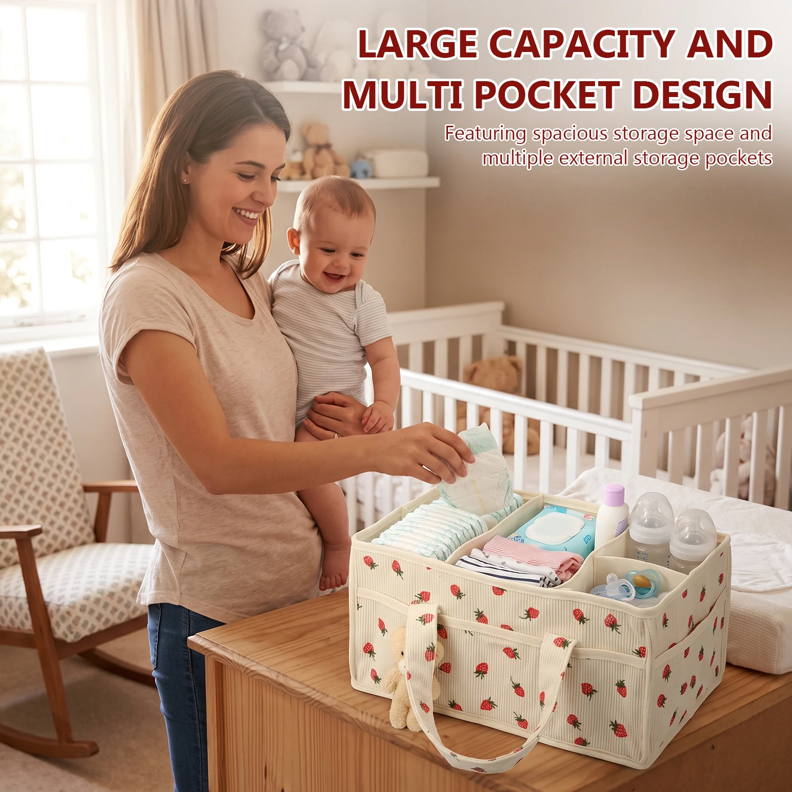 Organizer na pieluchy i chuste – Baby Products Organiser recenzja i cena