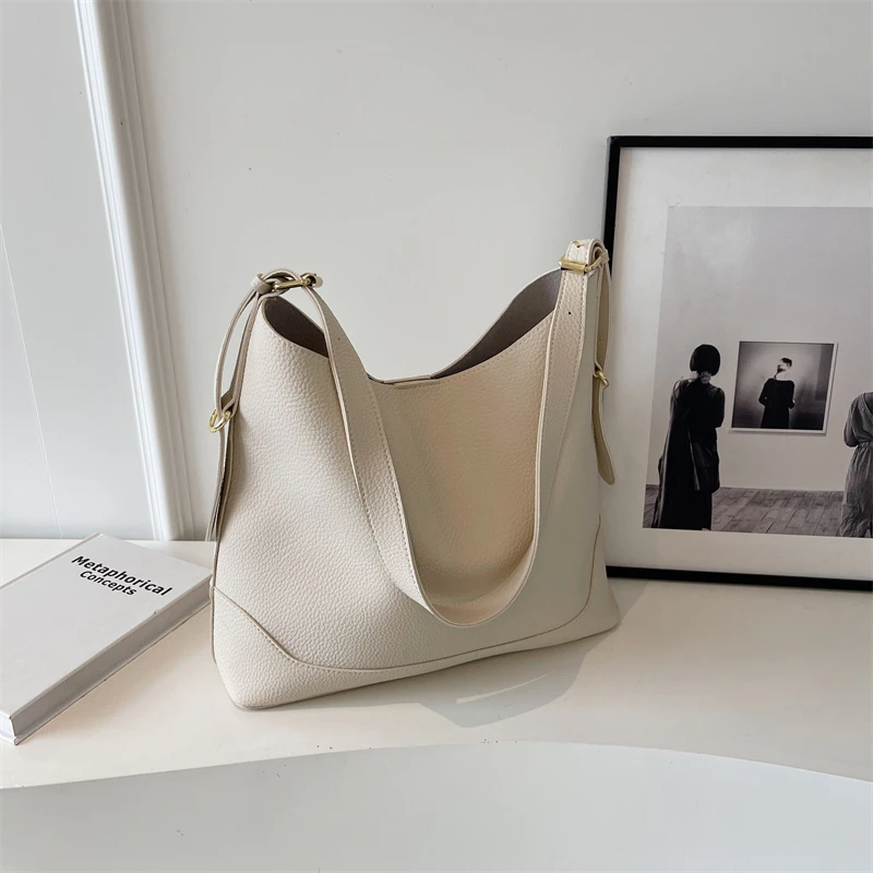 

Soft Solid Interior Compartment Tote Bags Large Capacity High Quality Bags for Women Sewing Thread Zipper Pu Women's Handbags