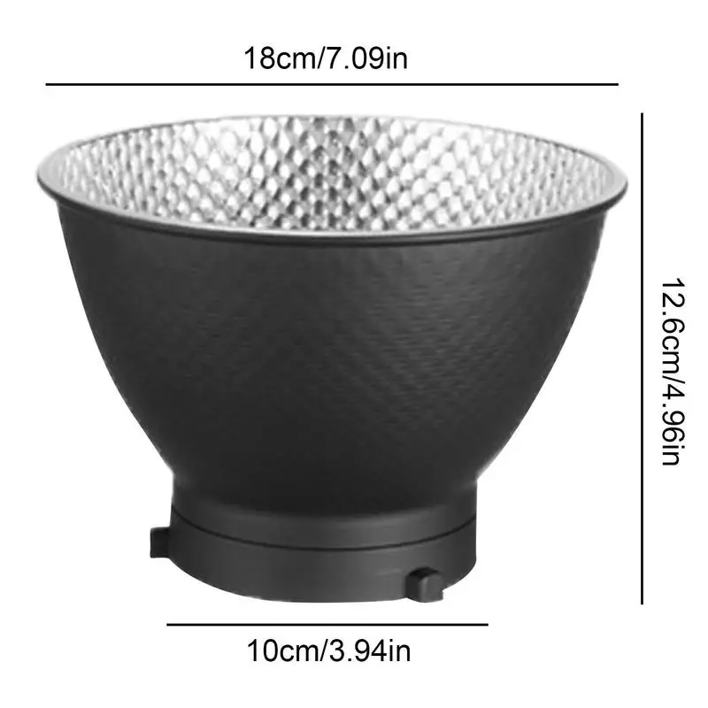 7inch Standard Reflector Diffuser Lamp Shade Dish With Honeycomb Grid For Bowens Mount Studio Strobe Flash Light Speedlite