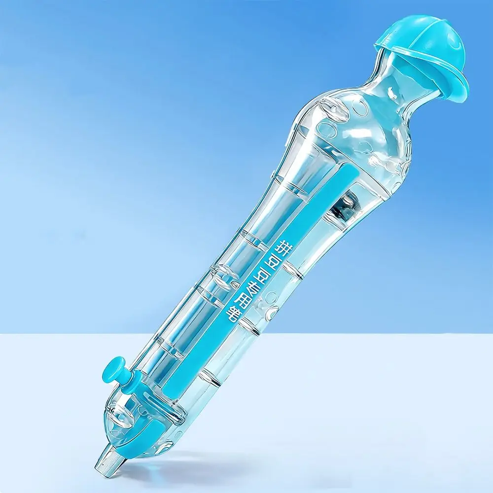 2.6mm Tip Automatic Bead Pen Pixel Puzzle Transparent Press-Type Bead Pen Ergonomic Anti-slip Bead Placement Pen