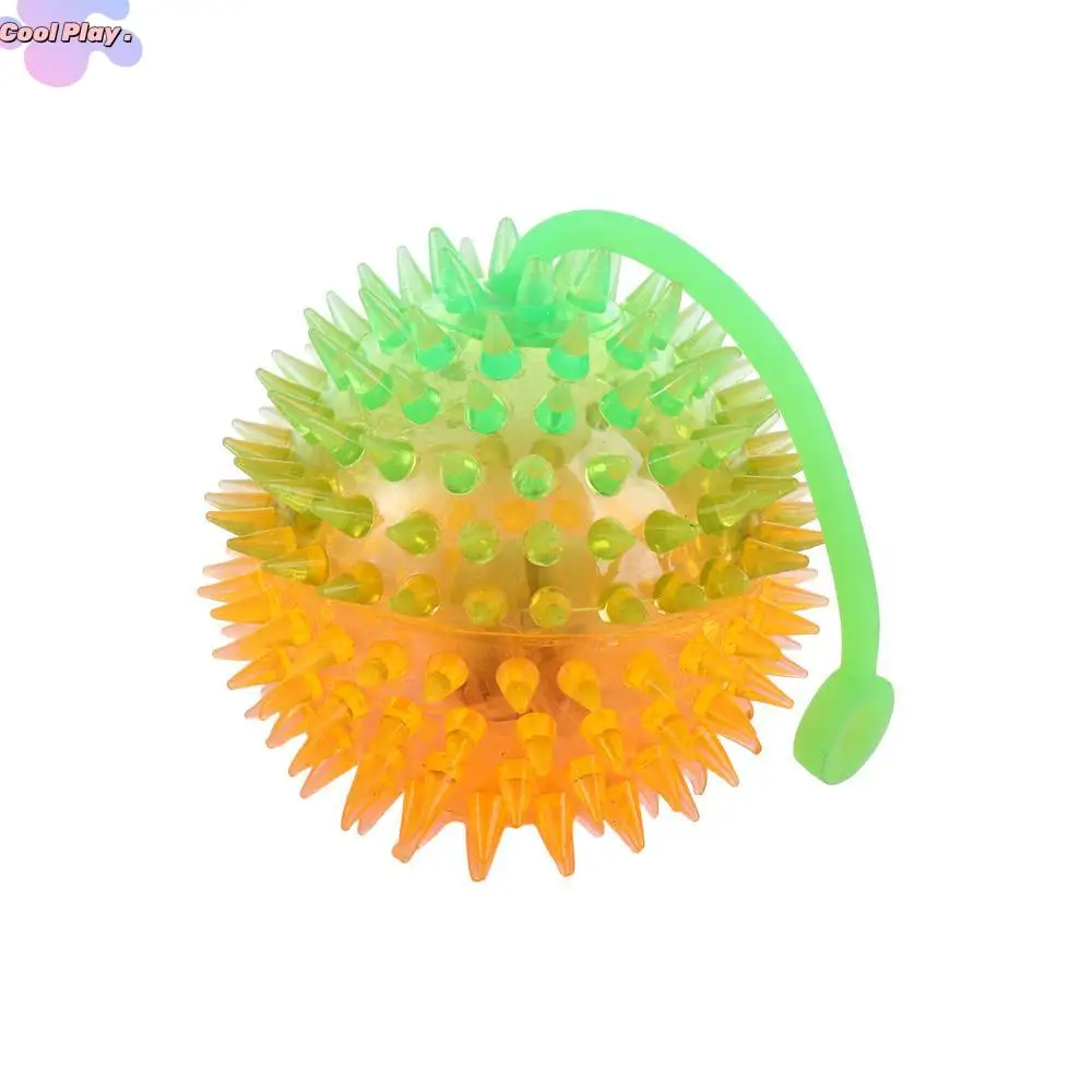 ลูกบอลยืดหยุ่นความยืดหยุ่นของเล่น Vent Ball Elastic Glow Hair Ball ผมเรืองแสงแฟลช Ball เรืองแสงยืดหยุ่นของเล่น Led Light Up ของเล่น