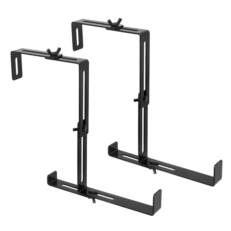 Adjustable steel window sill brackets 2 pieces/4 pieces suitable for balcony fences, flower pots