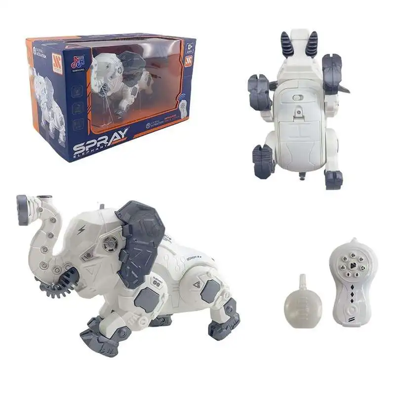 NANHONG Remote Control Mechanical Elephant Spray Electric   Music Interactive Toy For Kids Boys Birthday Holiday Gift