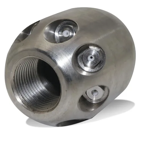 Imagen 2 del producto Boquilla giratoria Industrial ZG1 de alta presión para alcantarillado, limpieza a alta presión, boquilla de pistola de agua, lodos delanteros, 4 traseros, 5 agujeros