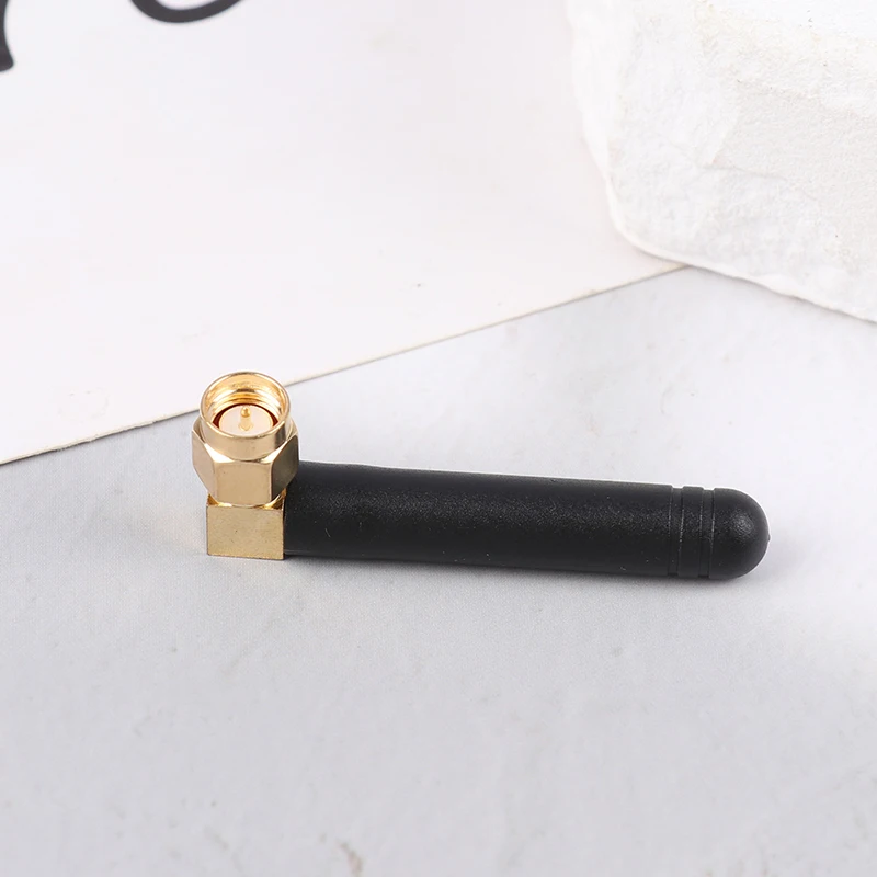 GSM Omnidirectional High Gain Rubber Rod Antenna Bend WiFi Module DTU Internal Pin