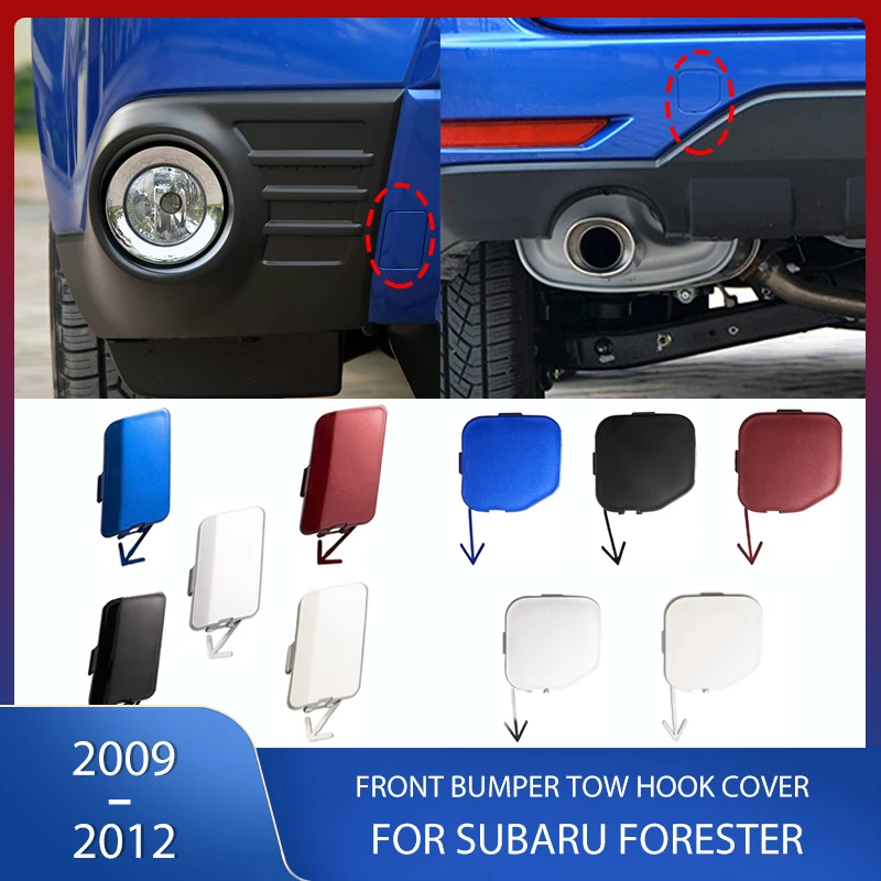 

Car Front Rear Bumper Tow Hook Cover Cap Towing Eye For Subaru Forester 2009 2010 2011 2012 57731SC040 57731SC050