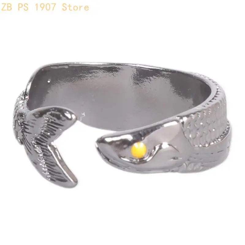 Contemporary Fish Themed Adjustable Rings Offering Comfortable and Styles Fashion Decoration for Every Occasion 55KA