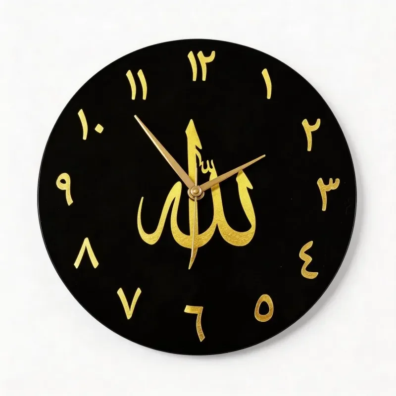 for Cross-border Acrylic Digital Wall Clock 3D Three-dimensional Study Bedroom Living Room Background Wall Table Decoration